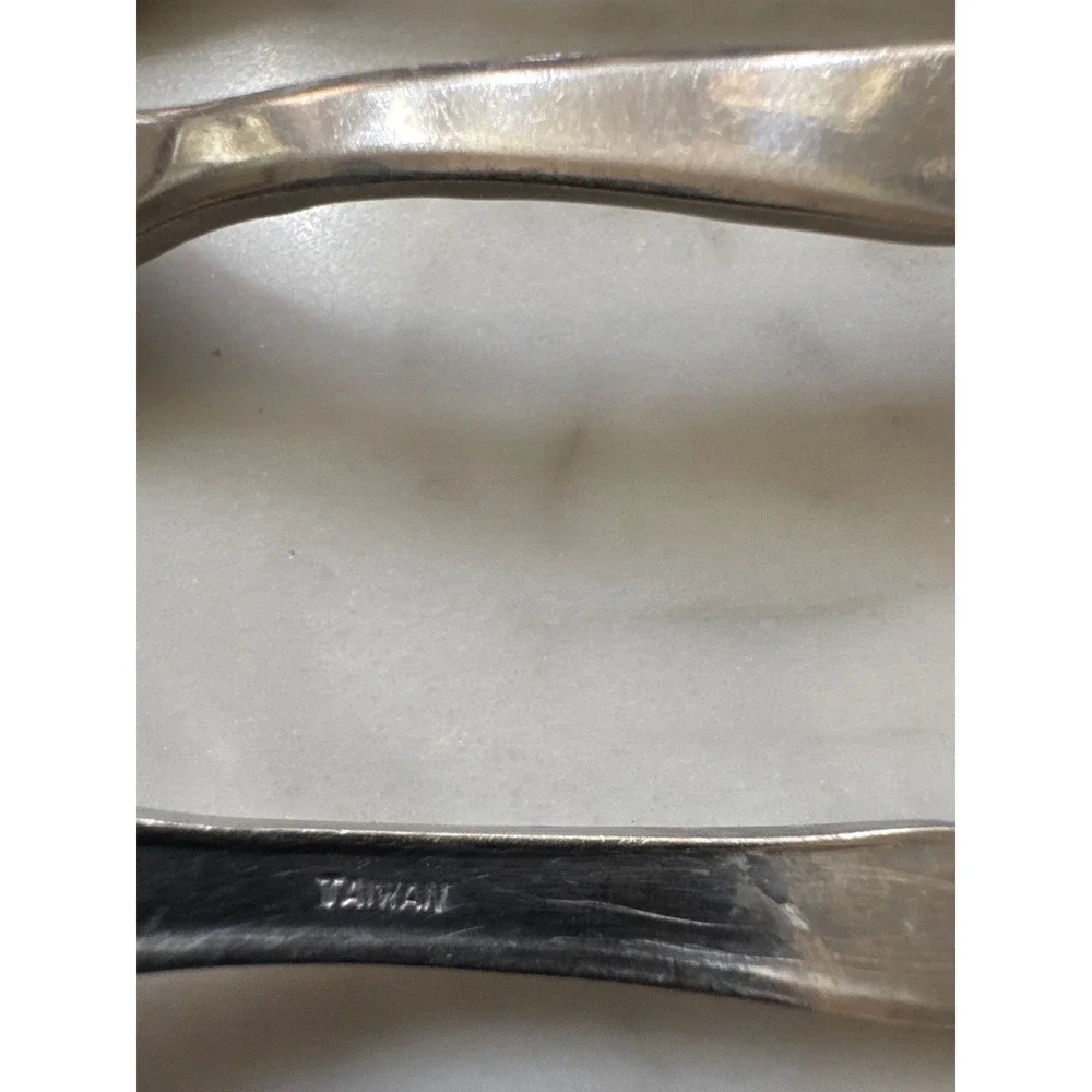 Wallace Silver Montisi Stainless Dinner Forks Set of 8 Textured WASMONTI Taiwan